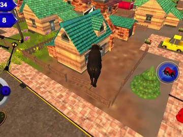 Angry Bull Attack Wild Hunt Simulator