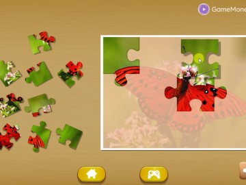 Nature Jigsaw Puzzle Butterfly