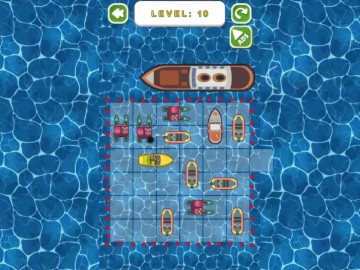 Parking boats at sea