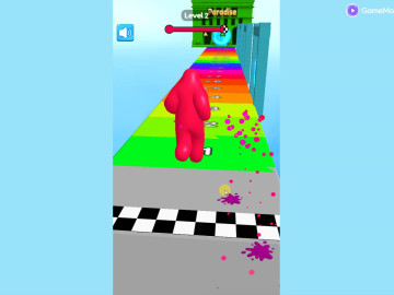 Shape Transform Blob Racing