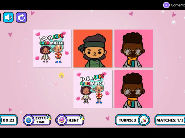 Toca Life Memory Card Match